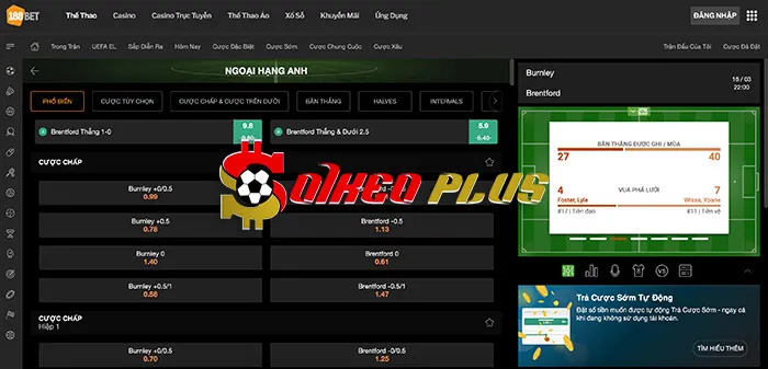 Cá cược thể thao tại 188Bet chưa làm ai thất vọng