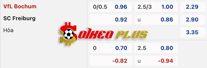 AI Soi Kèo: Bochum vs Freiburg, 21h30 ngày 10/03/2024