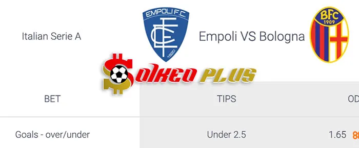 AI Soi Kèo: Empoli vs Bologna, 2h45 ngày 16/03/2024