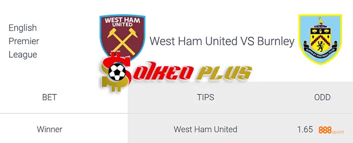 AI Soi Kèo: West Ham vs Burnley, 21h ngày 10/03/2024
