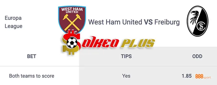 AI Soi Kèo: West Ham vs Freiburg, 0h45 ngày 15/03/2024