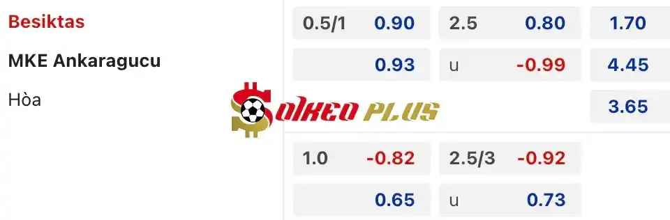 Soi Kèo Dự Đoán: Besiktas vs Ankaragucu, 0h ngày 20/04/2024