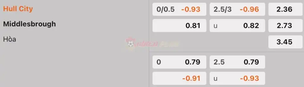 Soi Kèo Dự Đoán: Hull vs Middlesbrough, 1h45 ngày 11/04/2024