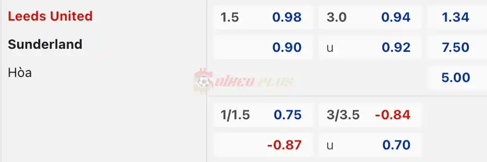 Soi Kèo Dự Đoán: Leeds vs Sunderland, 2h ngày 10/04/2024