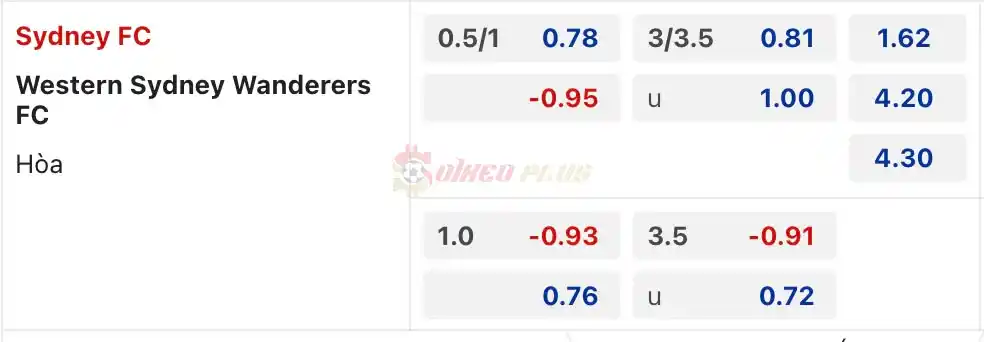  Soi Kèo Dự Đoán: Sydney FC vs Western Sydney, 16h45 ngày 13/04/2024