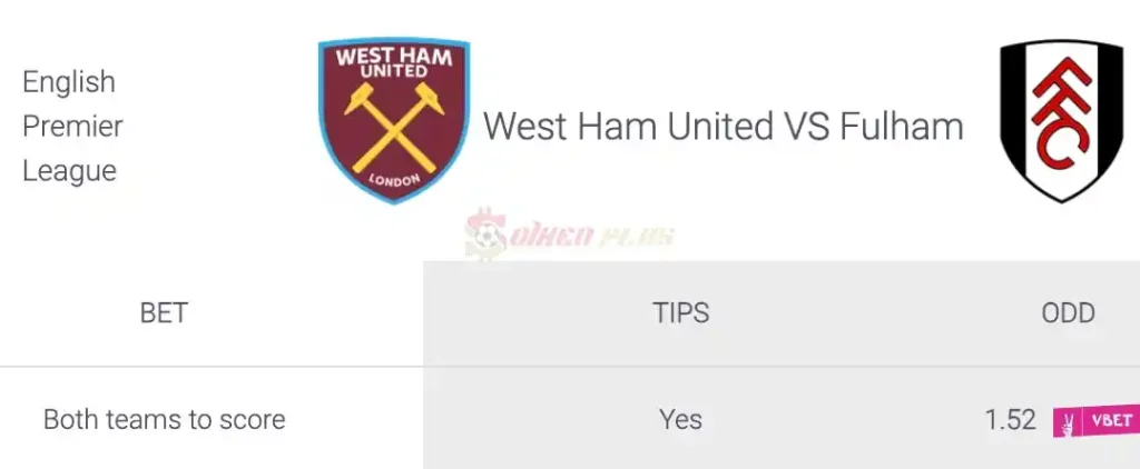 Soi Kèo Dự Đoán: West Ham vs Fulham, 20h ngày 14/04/2024