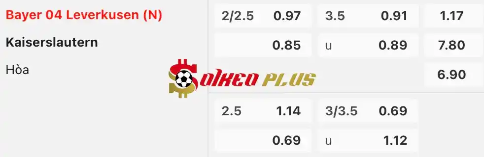 Soi Kèo Dự Đoán: Kaiserslautern vs Leverkusen, 1h ngày 26/05/2024