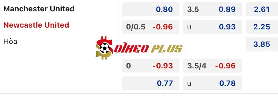 Soi Kèo Dự Đoán: Man Utd vs Newcastle, 2h ngày 16/05/2024