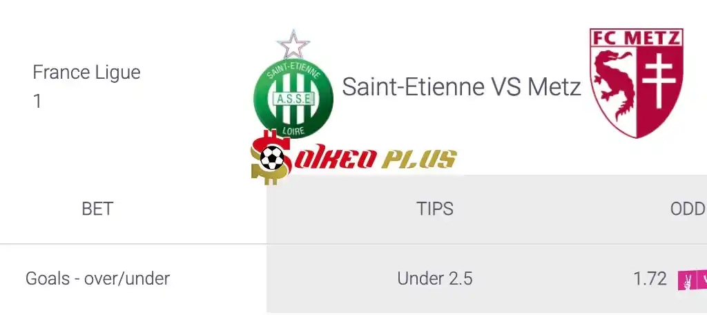 Soi Kèo Dự Đoán: St Etienne vs Metz, 1h30 ngày 31/05/2024