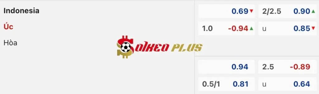 Soi Kèo Dự Đoán: Indonesia vs Australia, 19h ngày 10/09/2024