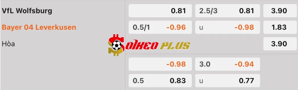 Soi Kèo Dự Đoán: Wolfsburg vs Leverkusen, 21h30 ngày 8/2/2025