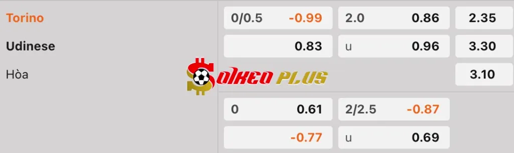 Soi Kèo Dự Đoán: Torino vs Udinese, 17h30 ngày 21/04/2025