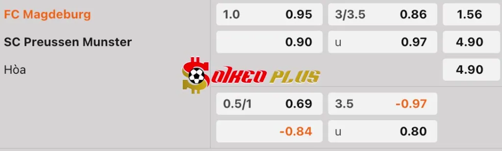 Soi Kèo Dự Đoán: Magdeburg vs Preussen Munster, 23h30 ngày 02/05/2025